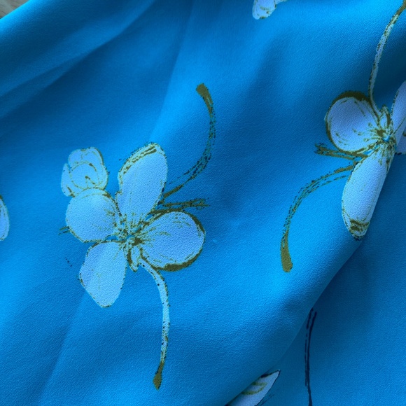 Loft Women Floral 3/4 Sleeve Blouse - Picture 3 of 11